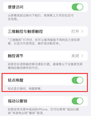 湖北苹果授权维修站分享iPhone轻点无法唤醒怎么办 