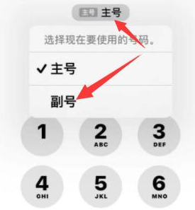 湖北苹果14维修店分享iPhone 14 Pro Max使用副卡打电话的方法 