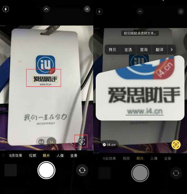 湖北苹果手机维修分享升级iOS 16后如何通过相机翻译文本 