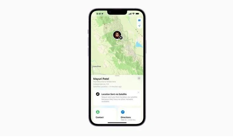 湖北苹果14维修分享iPhone14系列中 FindMy功能通过卫星分享位置方法教程 