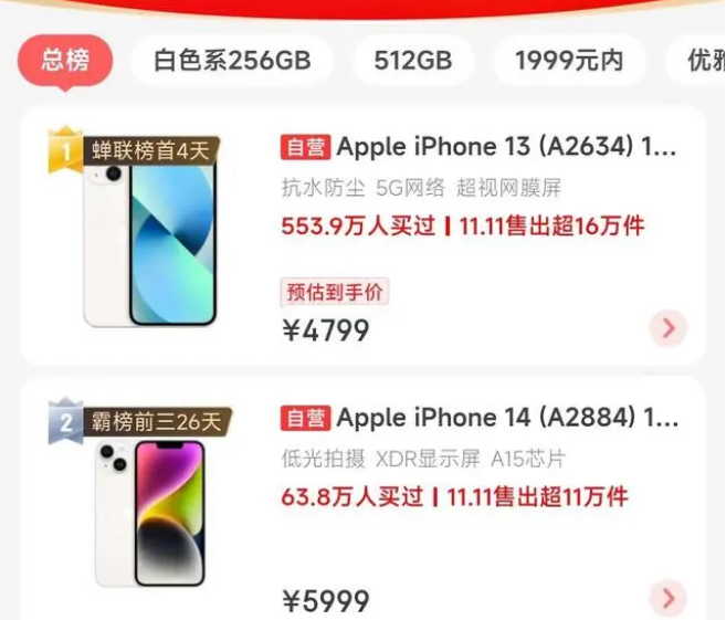 湖北苹果14维修分享iPhone14配置不如同价位的安卓还能大卖 