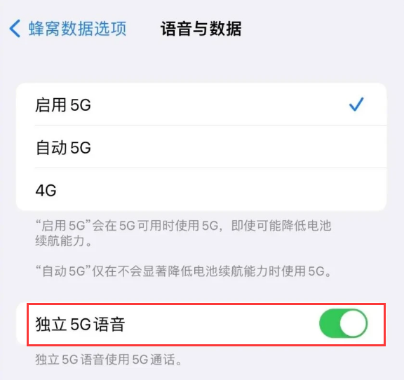 湖北苹果14维修分享iPhone 14 Pro如何开启VoNR 