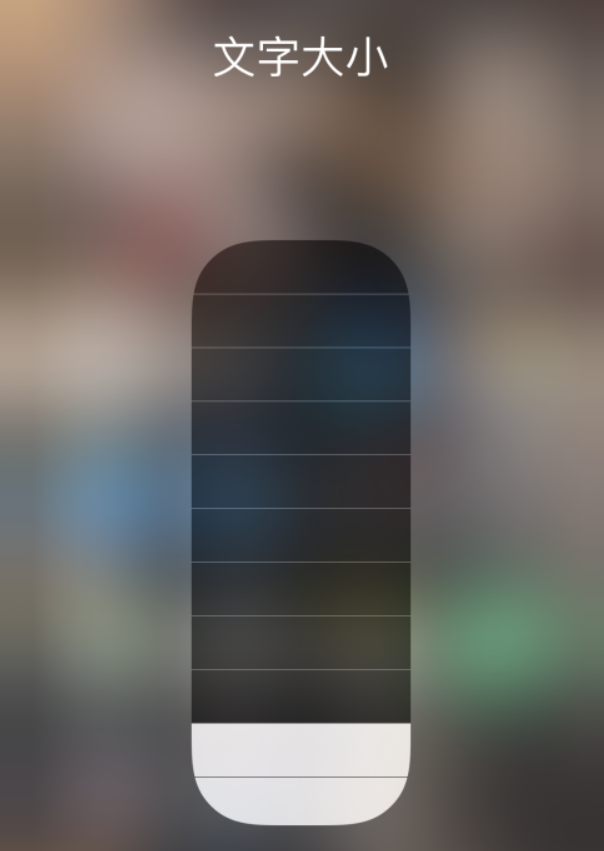 湖北苹果手机维修分享小技巧：在 iPhone 控制中心快速调节字体大小 