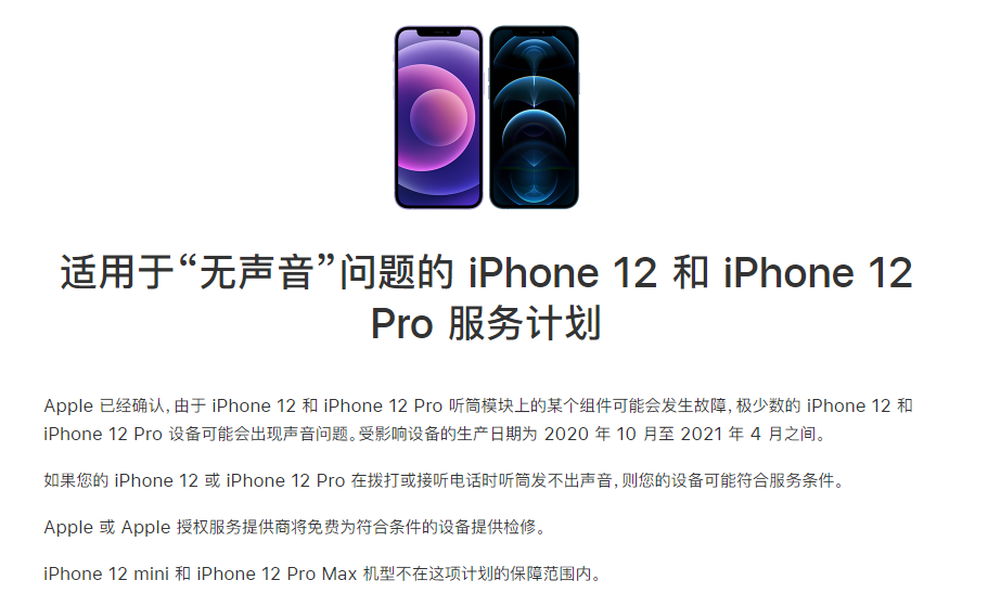 湖北苹果手机维修分享iPhone 12/Pro 拨打或接听电话时无声音怎么办 